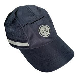 Life is Good Camp Baseball Cap Navy Adjustable Unisex Activewear Sport